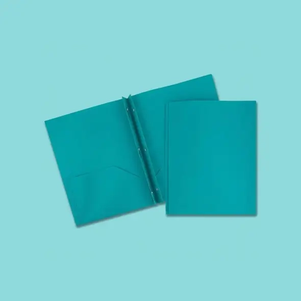 Plastic Folders With Brad