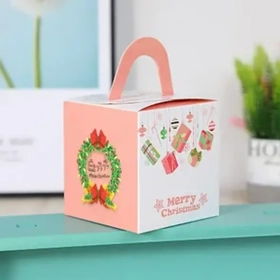 Christmas Cupcake Box