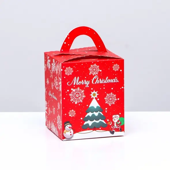 Custom Christmas Cupcake Box