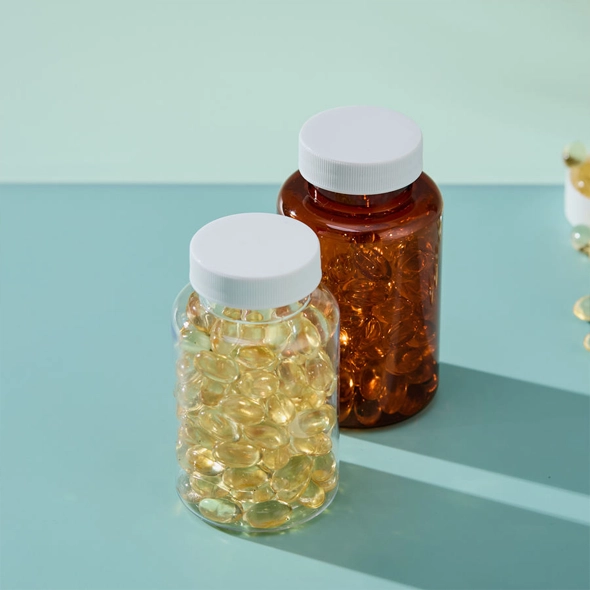 capsules jars with lids