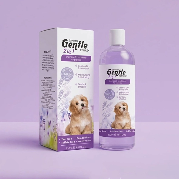 Custom Pets Shampoo Box