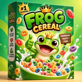 cereal with frog on box wholesale