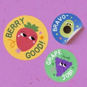 circle-stickers-with-logo