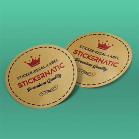 Custom Kraft Stickers customized-kraft-stickers