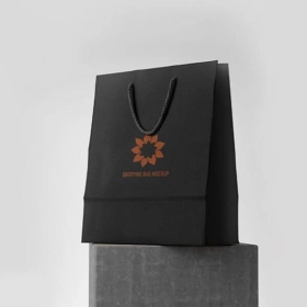 Custom Black Paper Bags black-paper-bags
