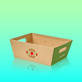 Double Glued Side Wall Tray double glue side wall tray kraft