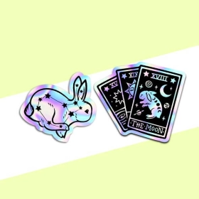 Holographic Stickers custom printed holographic stickers