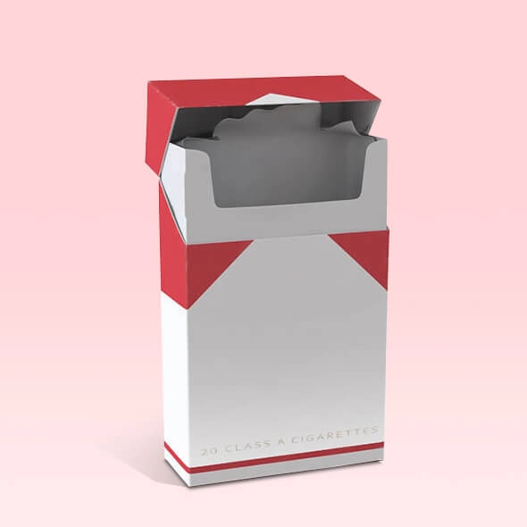 empty cigarette packaging