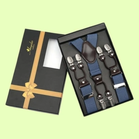 Custom Suspenders Packaging Custom Suspenders Packaging With Inserts