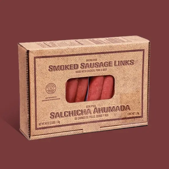 custom kraft sausage boxes