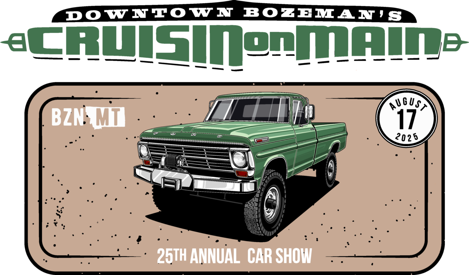 Cruisin Graphic Black outline