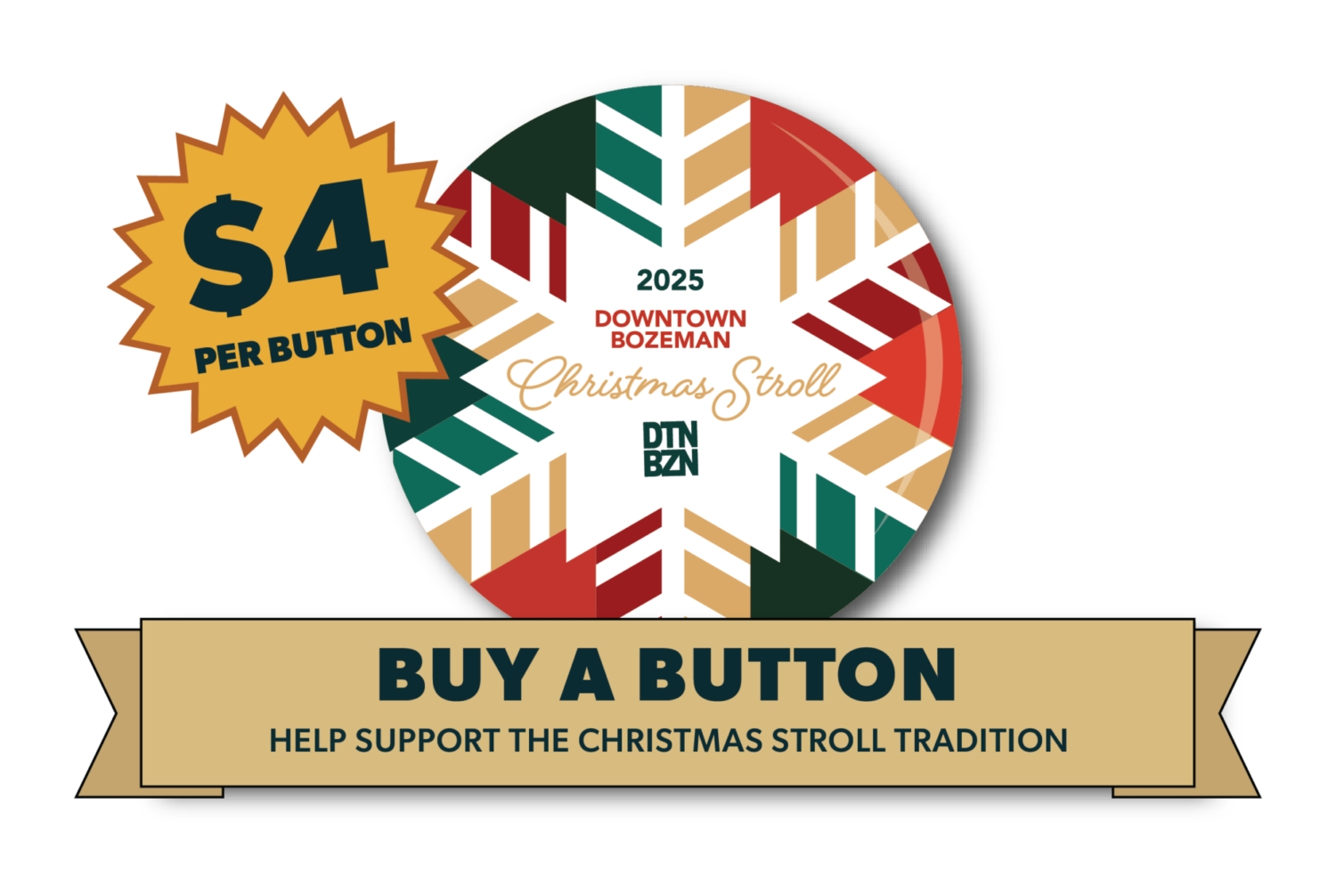 DBA Christmas Stroll Button image 2025 transparent