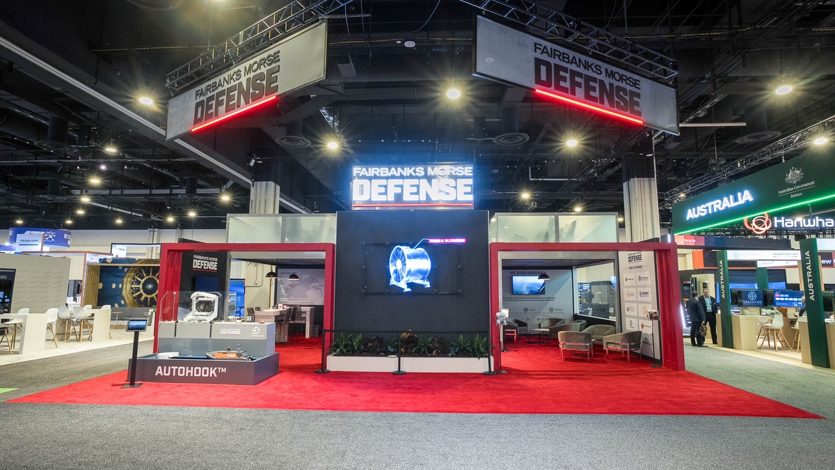 Trade Show Exhibit Builder - The Sea-Air-Space Exposition 2026 (40X40)
