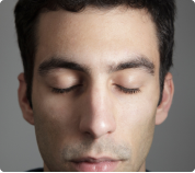 Feche os olhos