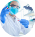 Entrar acidentalmente em contato com sangue infectado no trabalho