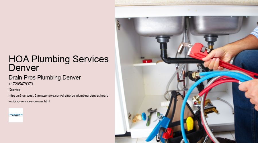 HOA Plumbing Services Denver  