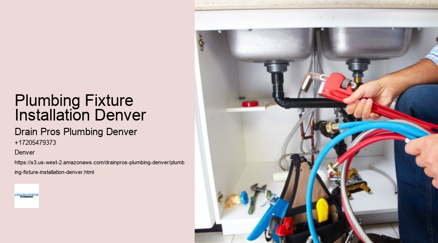 Plumbing Fixture Installation Denver  