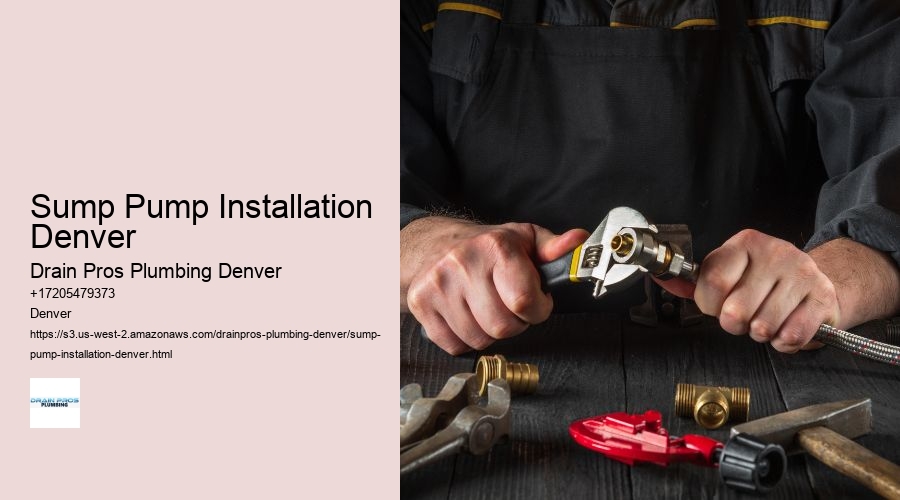 Sump Pump Installation Denver  