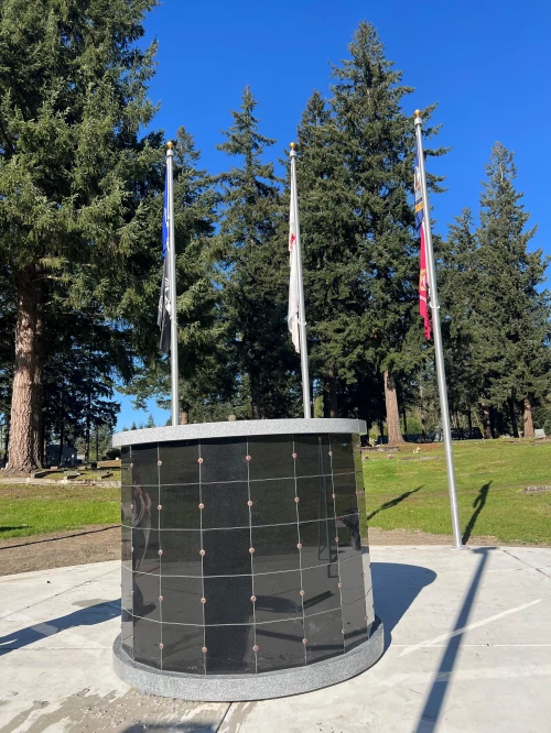 Page Image - 500 or 300 wide - Niche Wall with military flags.jpg
