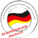 Approved for Bildungsurlaub by many Federal German States