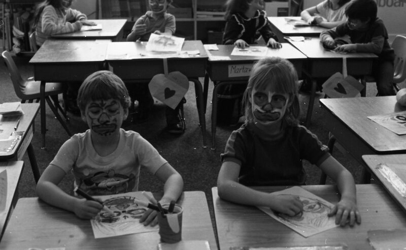 1984 Ackerman Elementary School, Face Paint 04