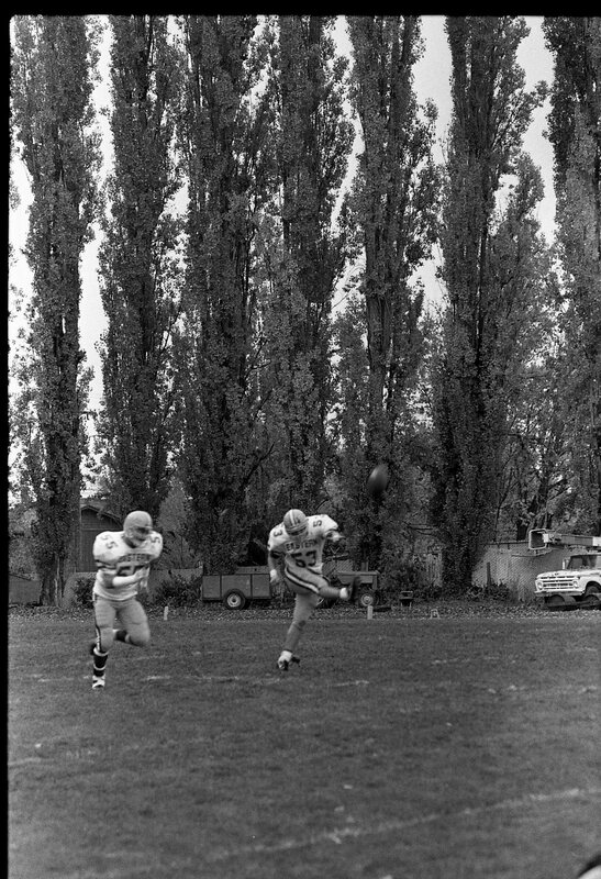 1990 Football Action, EOSC at Pacific University 06