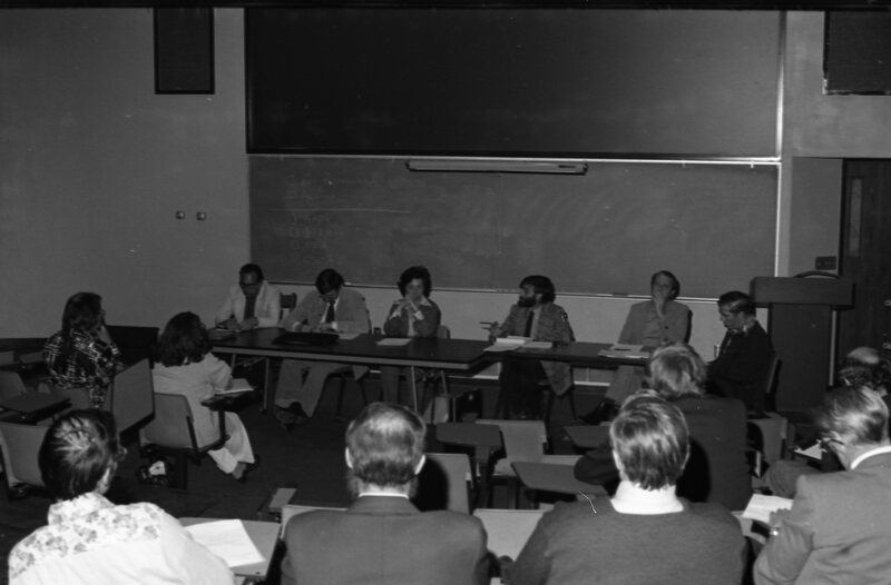 1976 Employees, Unknown Faculty/Staff Meeting 03