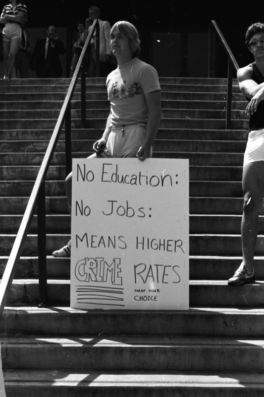 1981 Students, Protest Rally 12