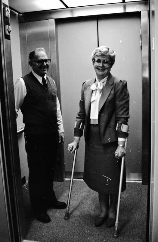 1986 New Elevator at Inlow Hall 06