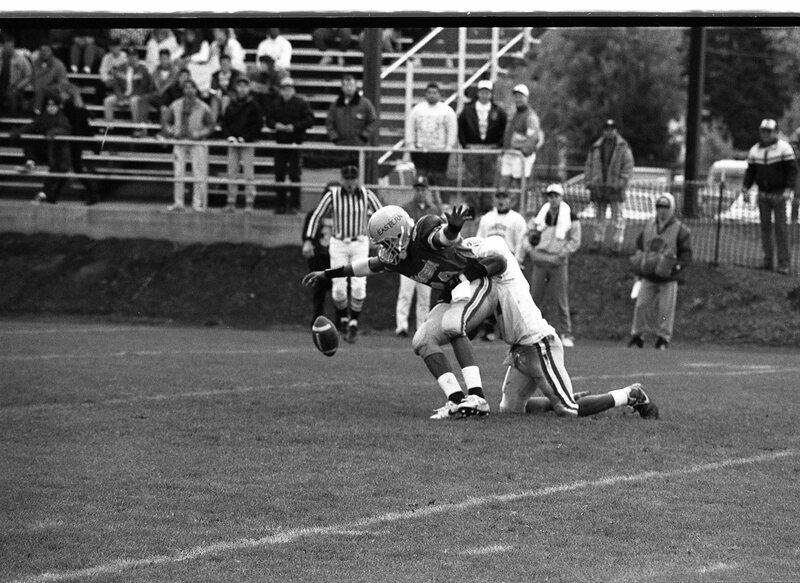 1991 Football Action, Western Oregon University at EOSC 10