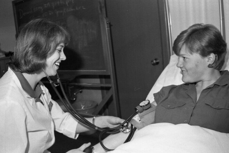 1986 Nursing Program, Blood Pressure Readings 04