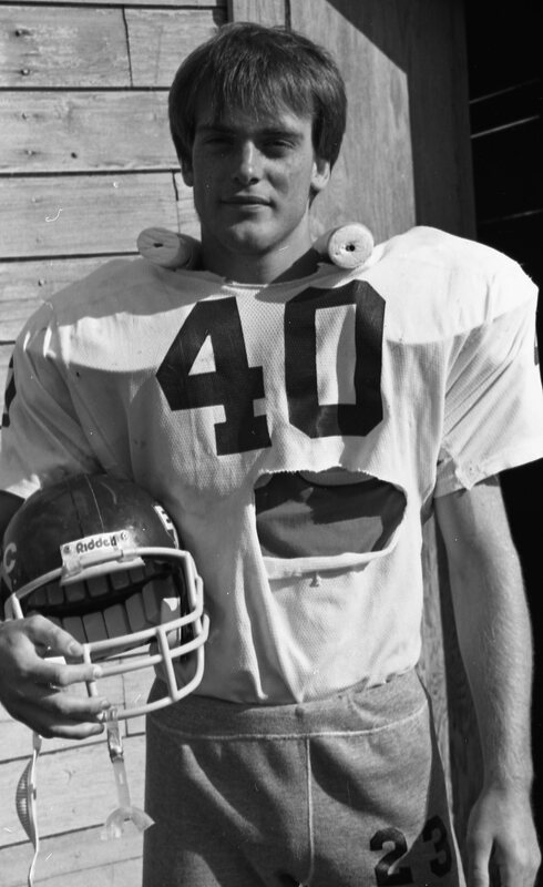 1984 Football Player, October Portraits 40