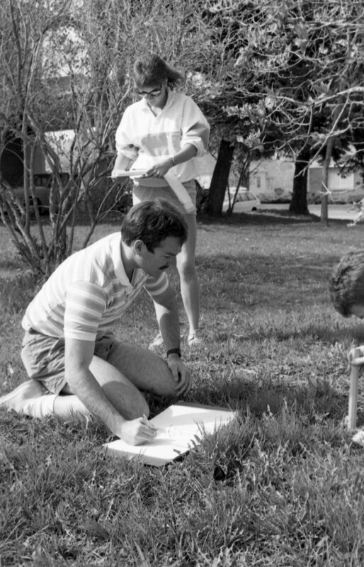 1987 Science, Biology Students in April 11