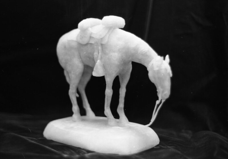 1978 Sculpture, Saddled Horse 09