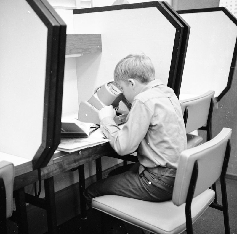 1970 Ackerman Elementary School, Audiovisual Equipment 01