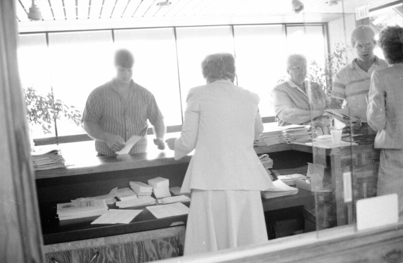 1985 Hoke Information Counter, Fall Term Registration 13