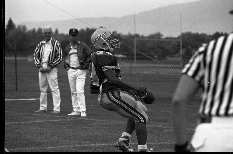 1991 Football Action, Western Washington University at EOSC 03