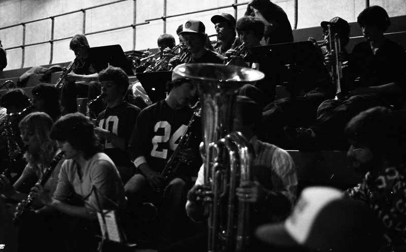 1982 High school Wapiti League Basketball Tournament, Pep Bands 03