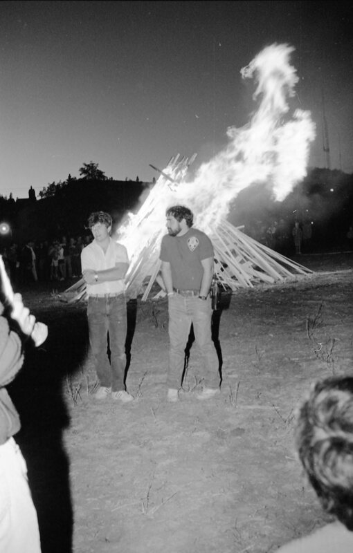 1987 Homecoming Bonfire 06