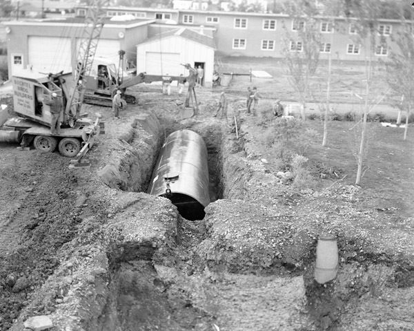 1957-58 Dorion Hall Septic Tank 3