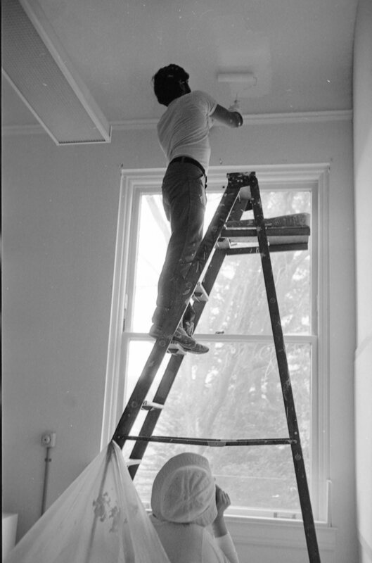 1983 Student, Painting Ceiling 03