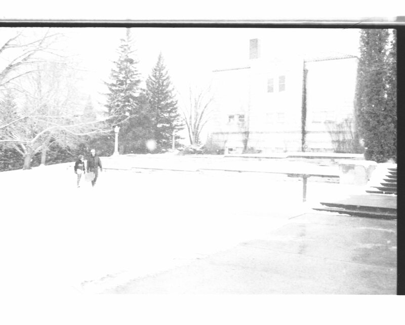 1988 Campus in Winter, Sledding 14