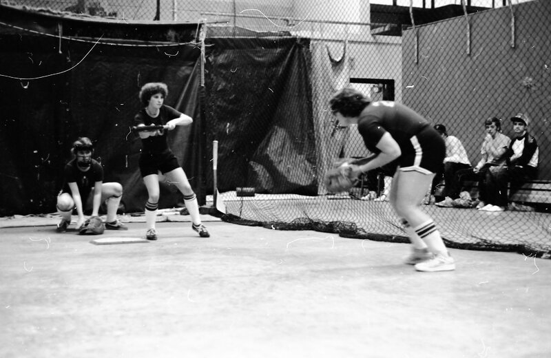 80's Softball Action, Indoors 07