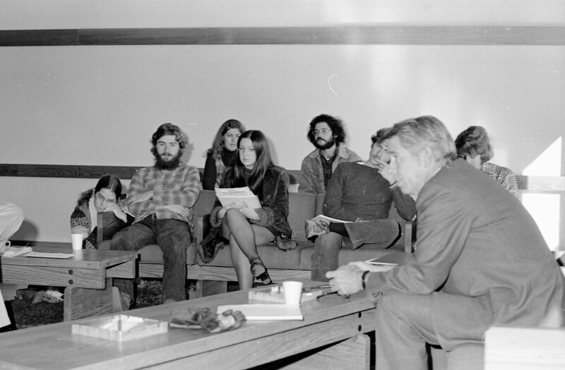 1975 Students, Conversations with President Rodney Briggs 06