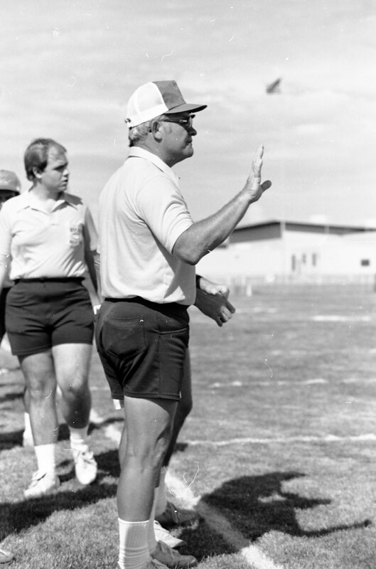 1982 Football Game, September 22nd, Sideline 08