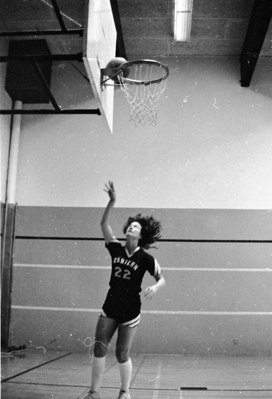1981 Women's Basketball Action, Practice 03