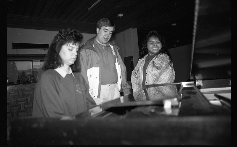 1991 Open House, Ambassador Playing Piano 02