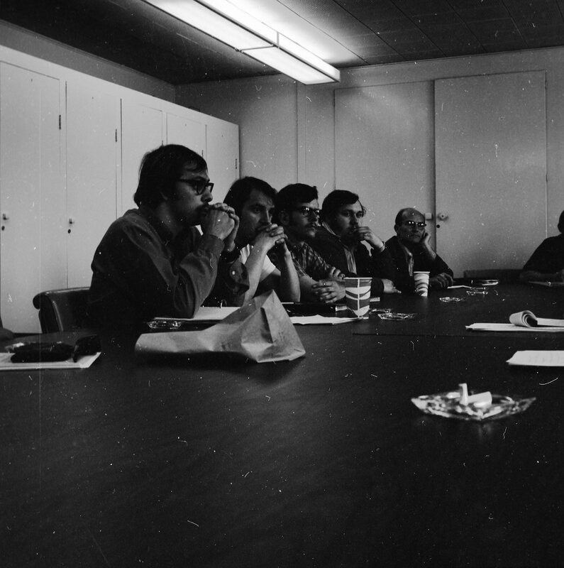 1972 Students, Faculty Meeting 02