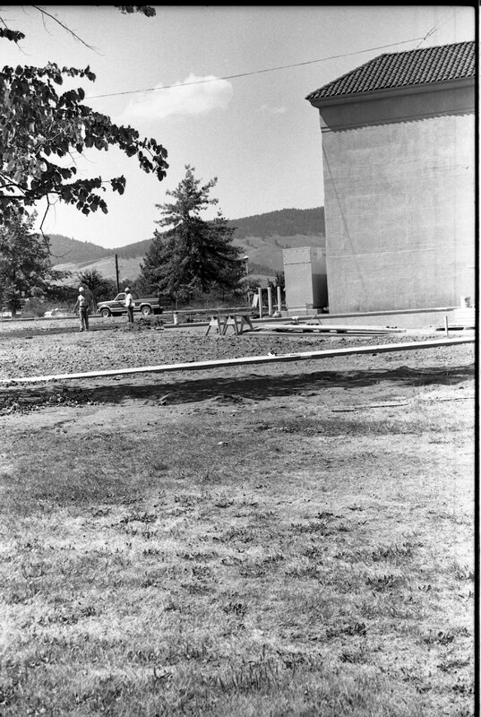 1989 Walter M. Pierce Library, Exterior Work 07