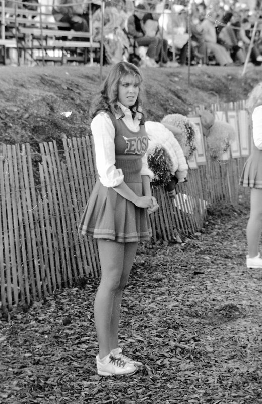 1982 Football Game, November 16th, Cheerleaders 02